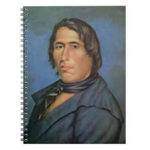 Tecumseh (1768-1813) (Öl auf Leinwand) Notizblock