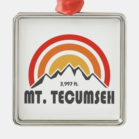 Tecumseh New Hampshire Ornament Aus Metall (Vorne)