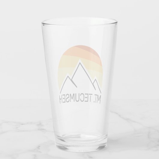 Tecumseh New Hampshire Retro Glas (Rückseite)