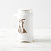 Tecumseh Stein Bierglas (Vorderseite Links)