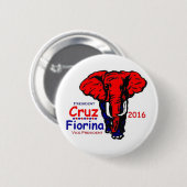 Ted Cruz 2016 Button (Vorne & Hinten)