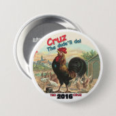 Ted Cruz 2016 Button (Vorne & Hinten)
