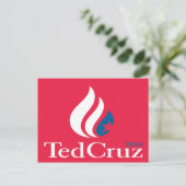 Ted Cruz 2016-Logo Postkarte (Stehend Vorderseite)