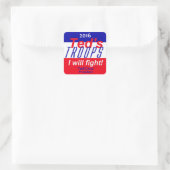 Ted Cruz 2016 Quadratischer Aufkleber (Tasche)