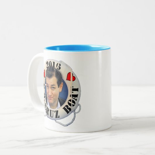 Ted Cruz 2016 Zweifarbige Tasse (Vorderseite Links)