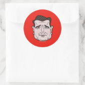 Ted Cruz Cartoon-Sticker Runder Aufkleber (Tasche)
