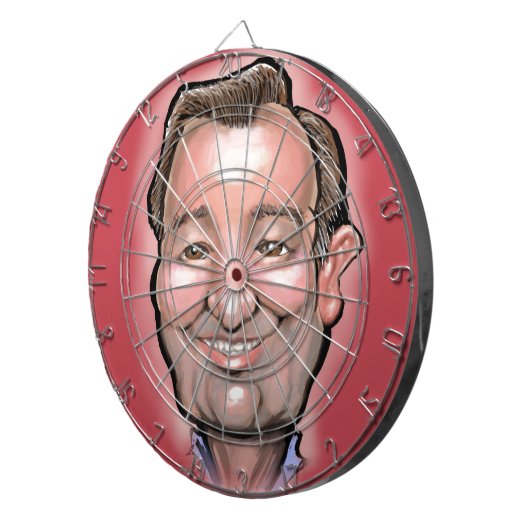 Ted Cruz Dartscheibe (Vorderseite rechts)