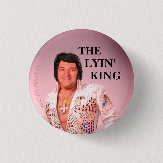 TED CRUZ DER LYIN KÖNIG BUTTON (Vorderseite)