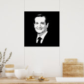Ted Cruz Face Poster (Küche)