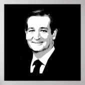 Ted Cruz Face Poster (Vorne)