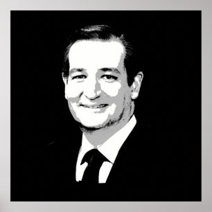 Ted Cruz Face Poster