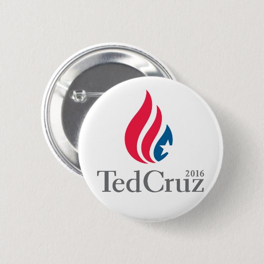 Ted Cruz für Knopf Präsidenten 2016 Button (Vorne & Hinten)