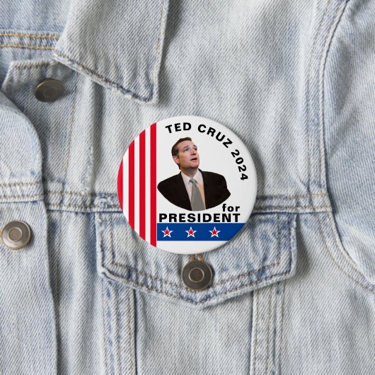 Ted Cruz für Präsident 2024 Button (Beispiel)