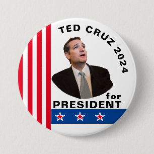 Ted Cruz für Präsident 2024 Button