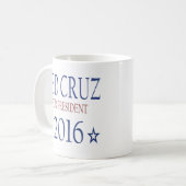 Ted Cruz für Präsidenten 2016 Kaffeetasse (Vorderseite Links)