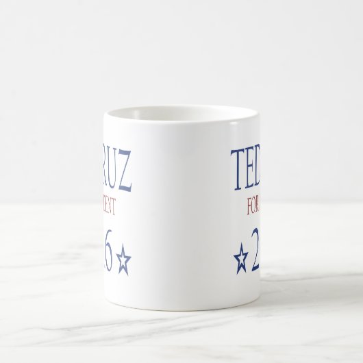Ted Cruz für Präsidenten 2016 Kaffeetasse (Mittel)