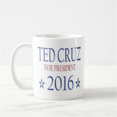 Ted Cruz für Präsidenten 2016 Kaffeetasse (Links)