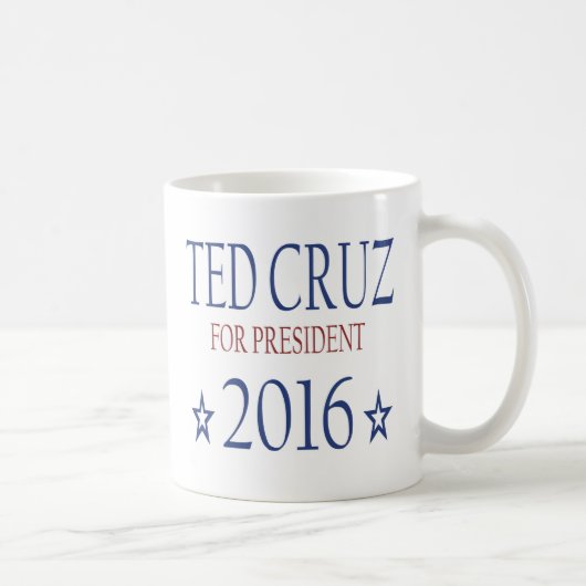 Ted Cruz für Präsidenten 2016 Kaffeetasse (Rechts)