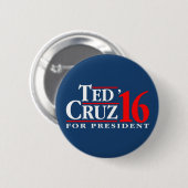 Ted Cruz für Präsidenten Button (Vorne & Hinten)