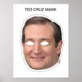 Ted Cruz Mask Poster (Vorne)