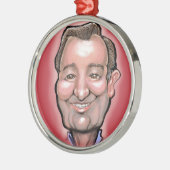 Ted Cruz Ornament Aus Metall (Links)