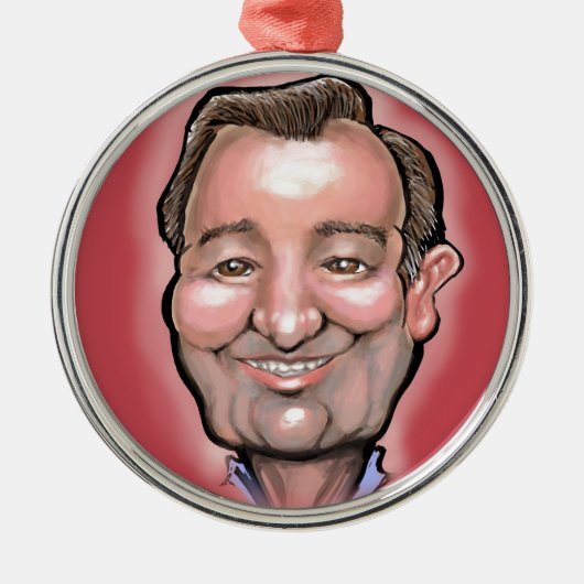 Ted Cruz Ornament Aus Metall (Vorne)