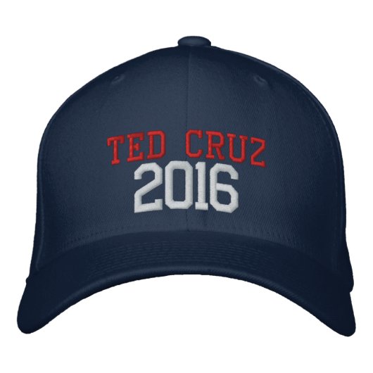 Ted Cruz Präsident 2016 Bestickte Baseballkappe (Vorderseite)