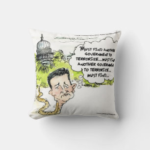 Ted Cruz Schlange im Gras Wurfkissen Kissen