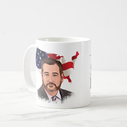 Ted Cruz-Tasse Kaffeetasse (Vorderseite Links)