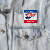 Ted Cruz: Unser nächster Präsident Button (Beispiel)