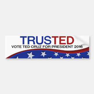 Ted Cruz VERTRAUT Autoaufkleber
