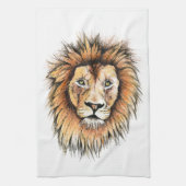 Ted das Löwe-Tee-Tuch Geschirrtuch (Vertikal)