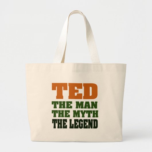 TED - der Mann, der Mythos, die Legende Jumbo Stoffbeutel (Vorne)