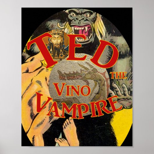 Ted der Vino-Vampir Poster (Vorne)