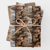 Ted E. Bear Geschenkpapier Set (Beispiel)