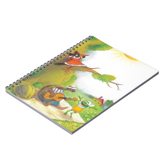 Ted, Ed und Caroll das Picknick 1 Notizblock (Linke Seite)