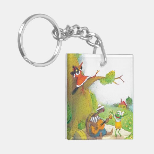 Ted, Ed und Caroll das Picknick 1 Schlüsselanhänger (Vorderseite links)