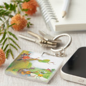 Ted, Ed und Caroll das Picknick 1 Schlüsselanhänger (Vorderseite rechts)