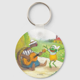 Ted, Ed und Caroll das Picknick 1 Schlüsselanhänger