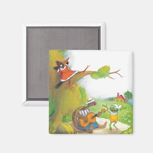 Ted, Ed und Caroll Das Picnic 1 Magnet (Vorderseite/Rückseite)