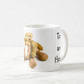 Ted geht reiten ... Englische Tee-Tasse Kaffeetasse (VorderseiteRechts)