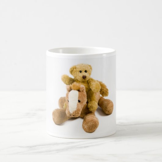 Ted geht reiten ... Englische Tee-Tasse Kaffeetasse (Mittel)
