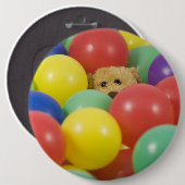 Ted im Bällchenbad Button (Vorne & Hinten)