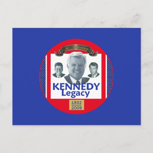 Ted Kennedy 2009 Legacy Postcard Postkarte (Vorderseite)