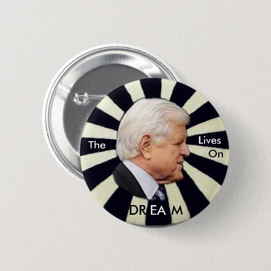 Ted Kennedy Button (Vorne & Hinten)