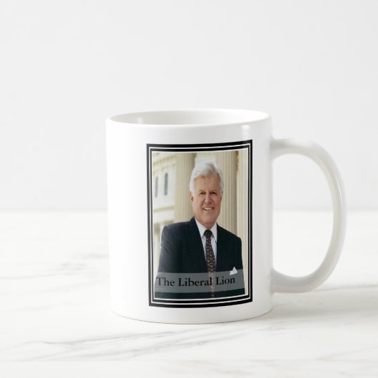 Ted Kennedy - der liberale Löwe Kaffeetasse (Rechts)
