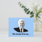 Ted Kennedy Der Traum lebt weiter Postkarte (Stehend Vorderseite)