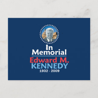 Ted Kennedy Memorial Postcard Postkarte
