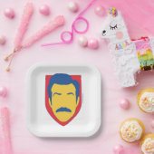Ted Lasso Abzeichen Pappteller (Party)