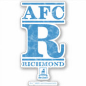 Ted Lasso | AFC R Richmond Text Logo Aufkleber (Vorderseite)